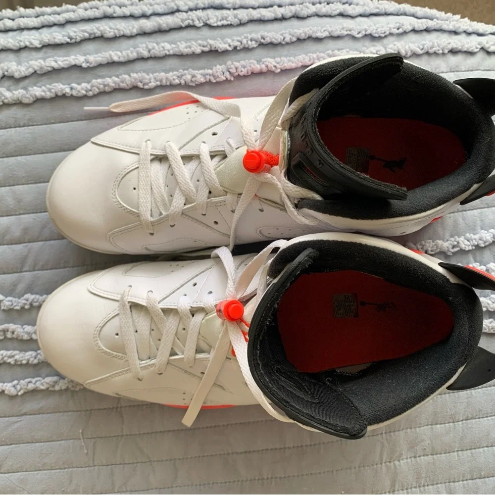 Nike Jordan 6 Retro Infrared White - Picture 8 of 10